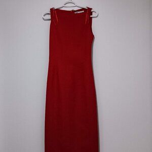 New! Zara sleeveless midi sheath dress - sz Small
